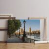Famous Big Ben during sunset in London printed on canvas 60x40