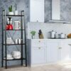 4-Tiers Freestanding unit shelf