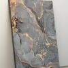 Abstract Slate Grey Marble Canvas Wall Art