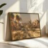Palm Desert Town Canvas Wall Art
