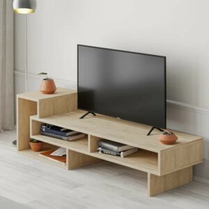 TV Stand with Multi-Compartment Storage