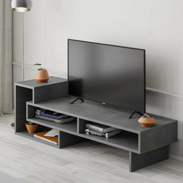 TV Stand with Multi-Compartment Storage