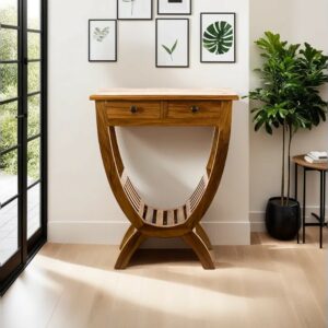 Quito 60cm Solid Wood Console Table
