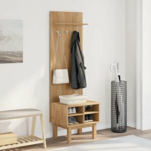 Abrihet Hall Tree 50cm Wide with Bench and Shoe Storage