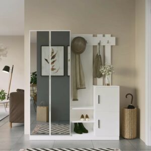 Dgautier Hall Tree 147.6cm Wide with Shoe Storage