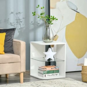 Lindholm 40cm W Manufactured Wood Bedside Table
