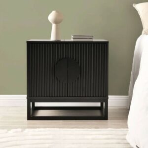 Black Rectangle Accent Cabinet