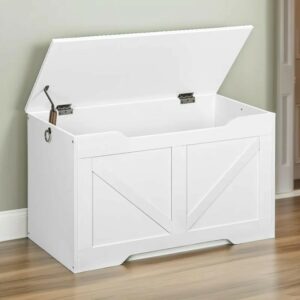 Accent Wooden Storage Chest Box