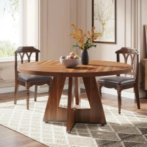 Round Dining Table for 4 People